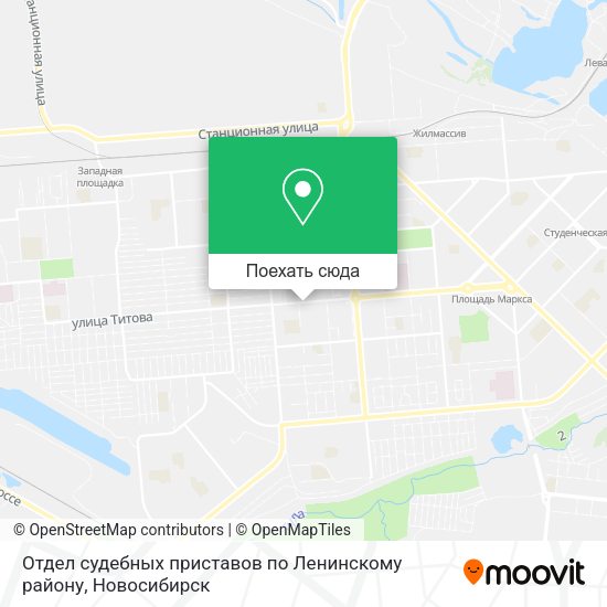 Карта Отдел судебных приставов по Ленинскому району