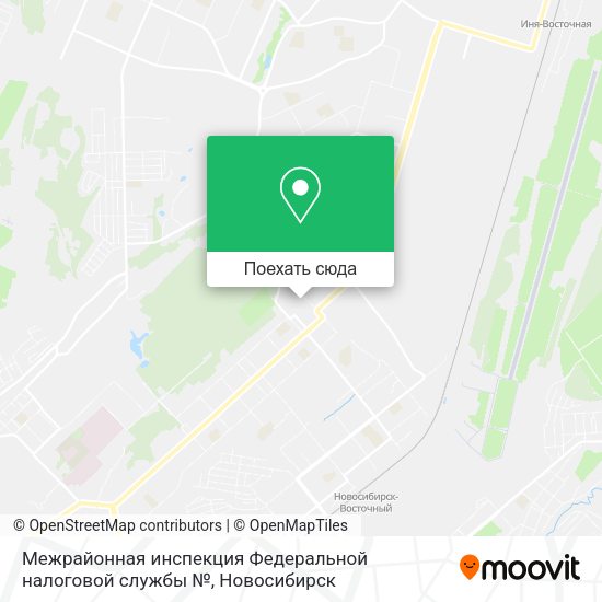 Карта Межрайонная инспекция Федеральной налоговой службы №