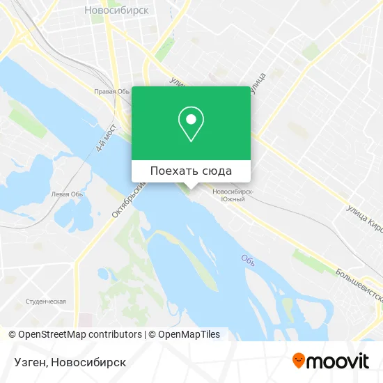 Карта Узген