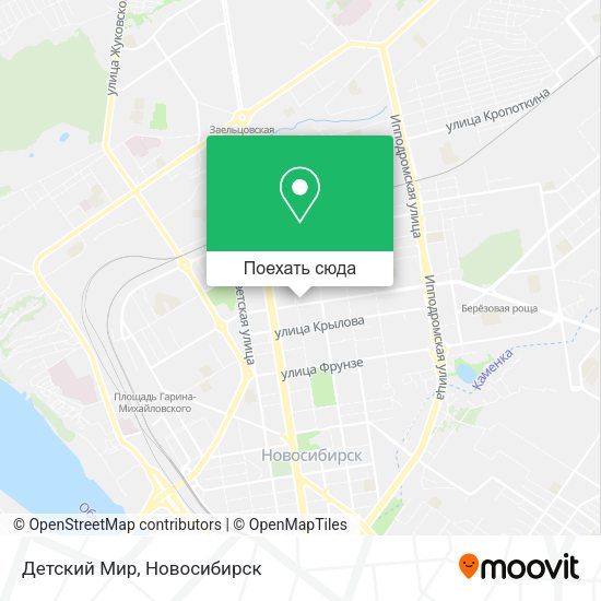 Карта Детский Мир