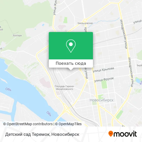Карта Детский сад  Теремок