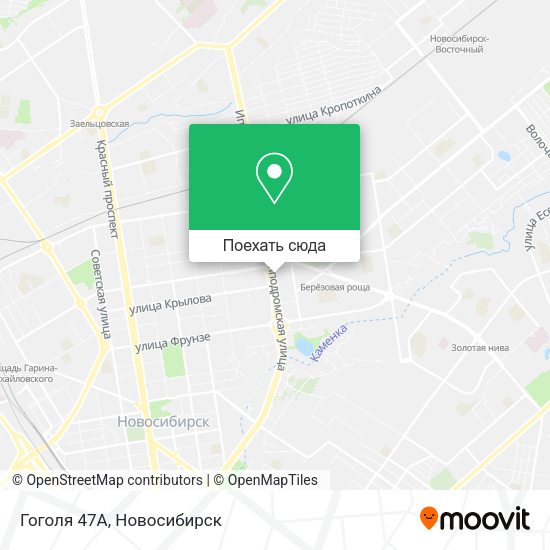 Карта Гоголя 47А