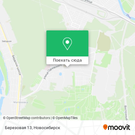 Карта Березовая 13
