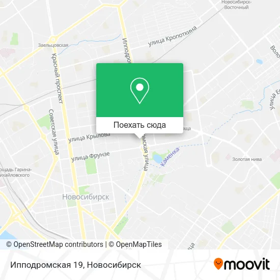 Карта Ипподромская 19