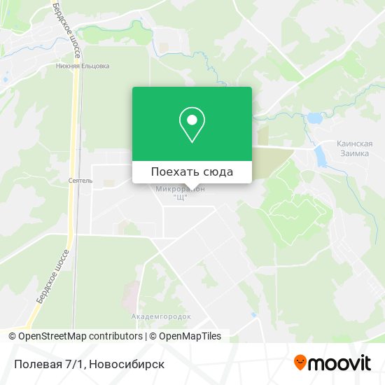 Карта Полевая 7/1