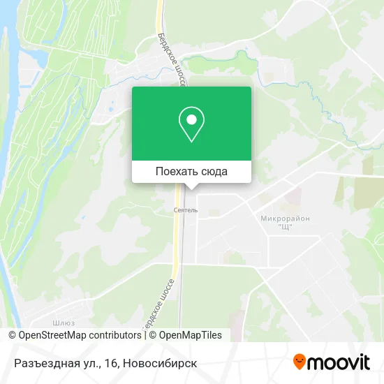 Карта Разъездная ул., 16