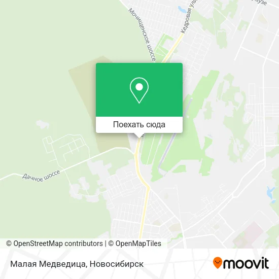 Карта Малая Медведица