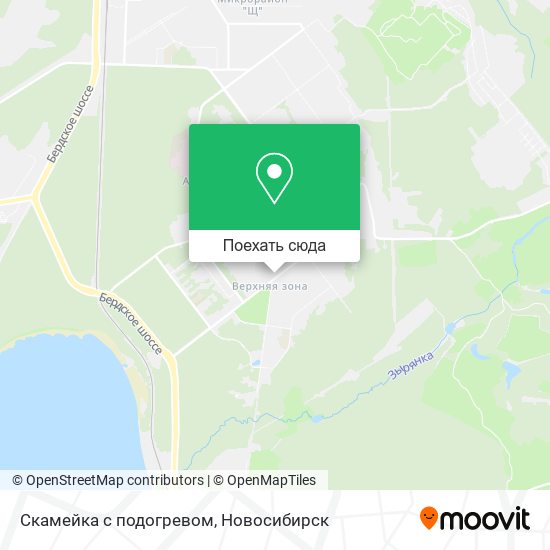 Карта Скамейка с подогревом