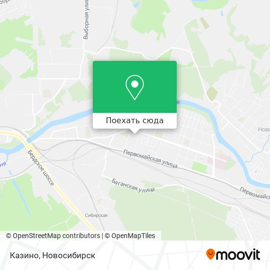 Карта Казино