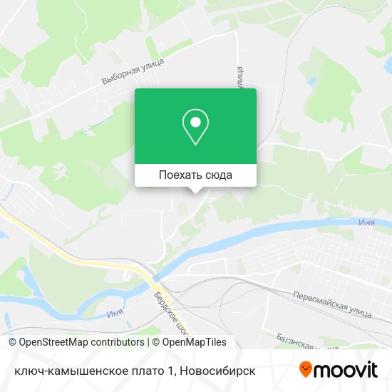 Карта ключ-камышенское плато 1