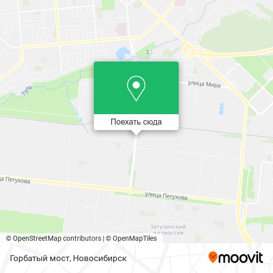 Карта Горбатый мост