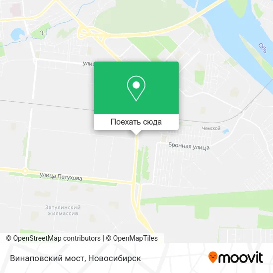 Карта Винаповский мост