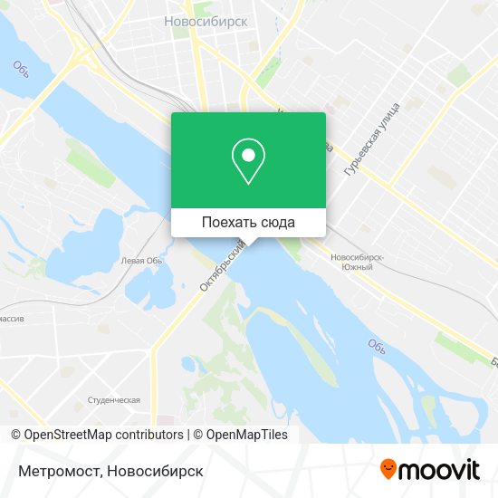 Карта Метромост
