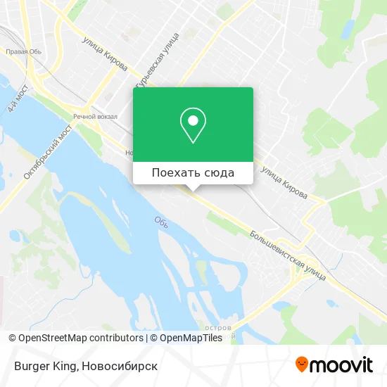 Карта Burger King