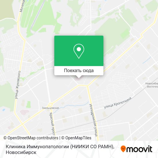 Карта Клиника Иммунопатологии (НИИКИ СО РАМН)
