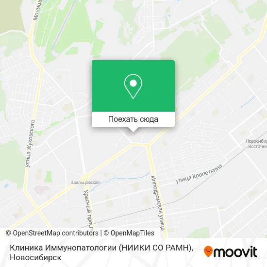 Карта Клиника Иммунопатологии (НИИКИ СО РАМН)