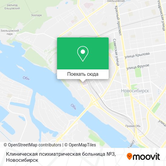 Карта Клиническая психиатрическая больница №3