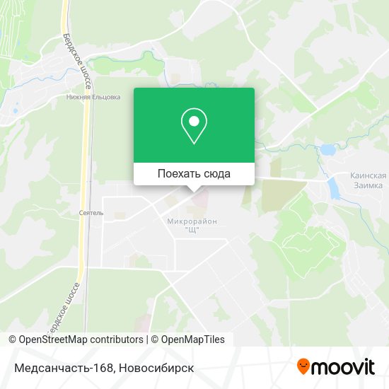 Карта Медсанчасть-168