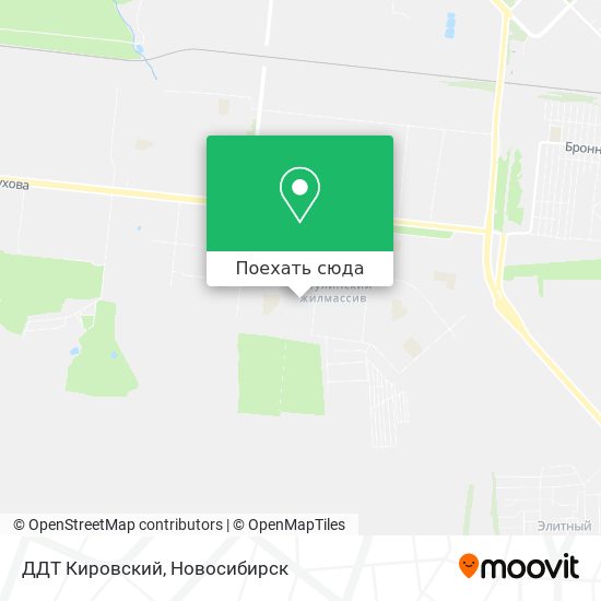 Карта ДДТ Кировский