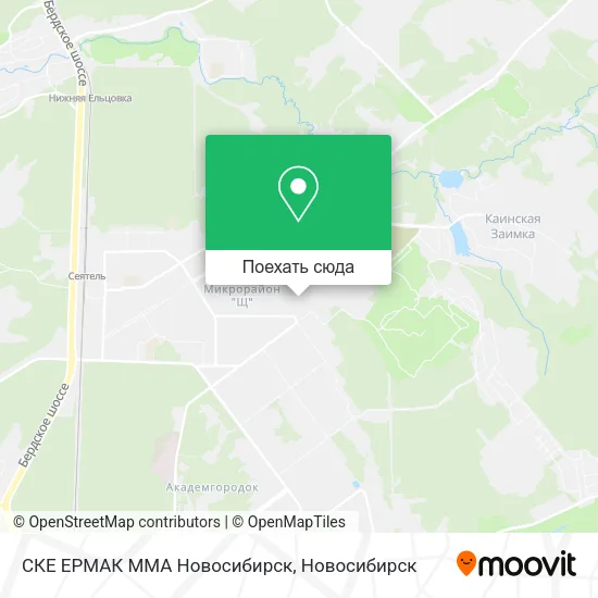 Карта СКЕ ЕРМАК ММА Новосибирск
