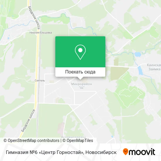 Карта Гимназия №6 «Центр Горностай»