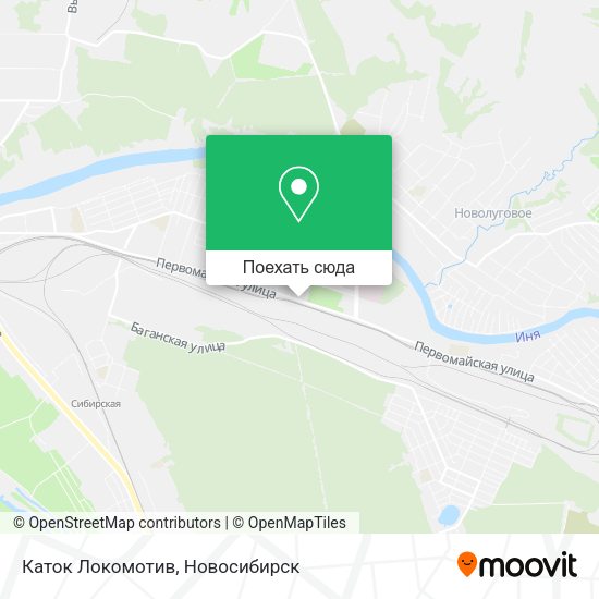 Карта Каток Локомотив