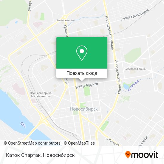 Карта Каток  Спартак