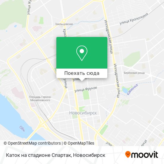 Карта Каток на стадионе Спартак