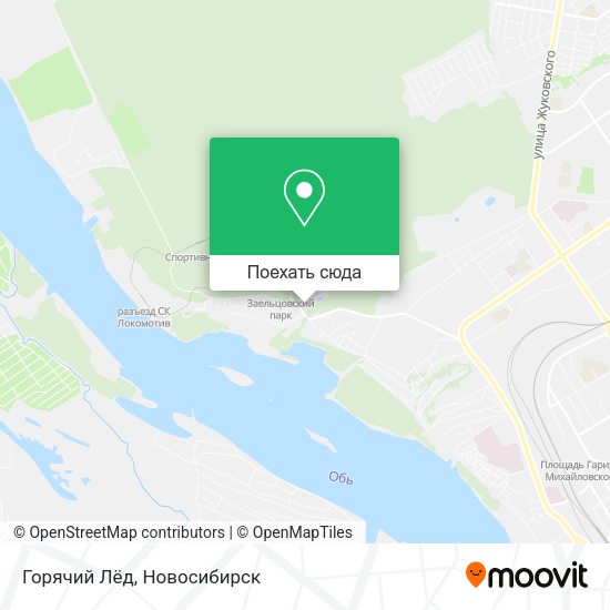 Карта Горячий Лёд