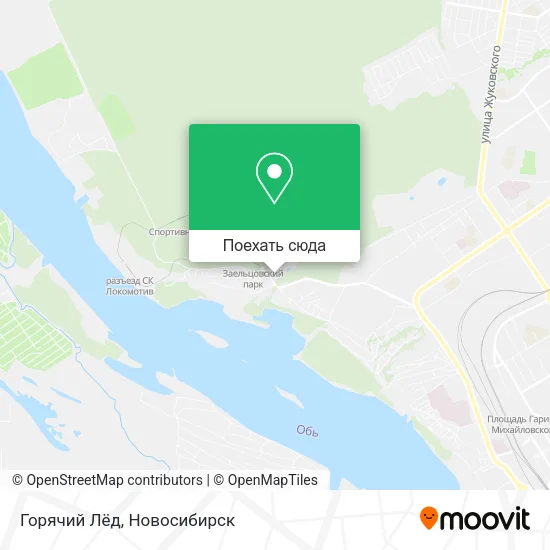Карта Горячий Лёд