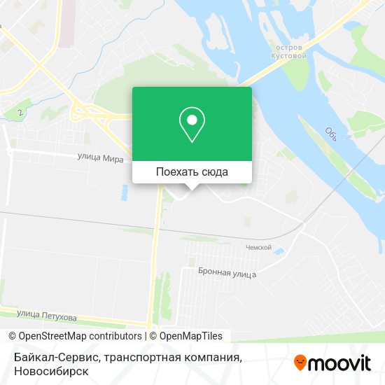 Карта Байкал-Сервис, транспортная компания