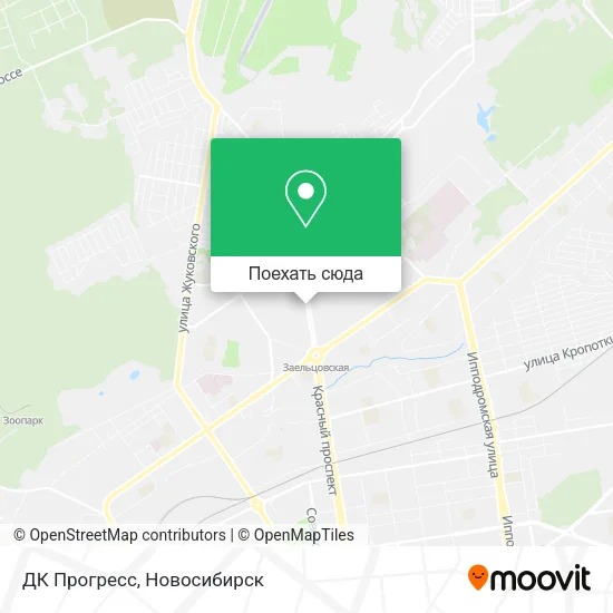 Карта ДК Прогресс