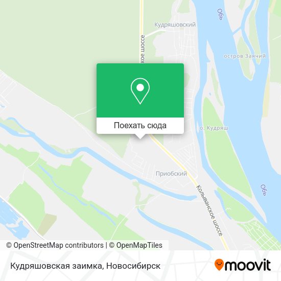 Карта Кудряшовская заимка