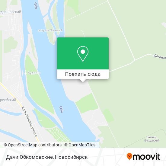 Карта Дачи Обкомовские
