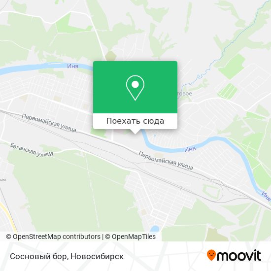 Карта Сосновый бор