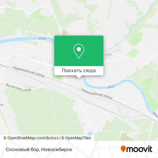 Карта Сосновый бор