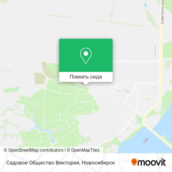 Карта Садовое Общество  Виктория