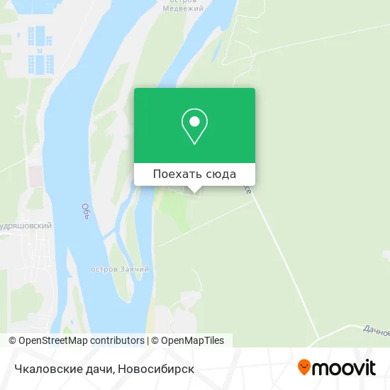Карта Чкаловские дачи