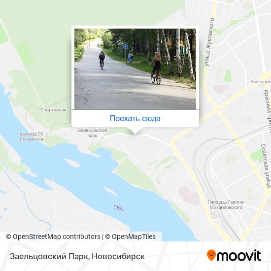 Карта Заельцовский Парк