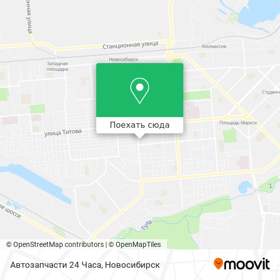 Карта Автозапчасти 24 Часа