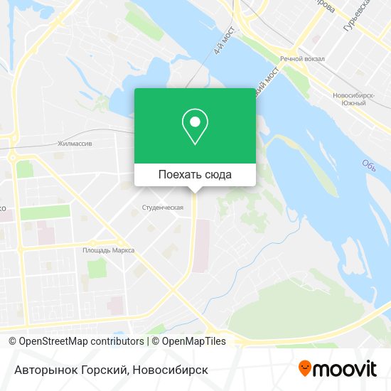 Карта Авторынок Горский