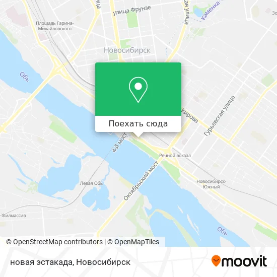 Карта новая эстакада