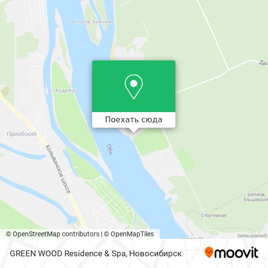 Карта GREEN WOOD Residence & Spa