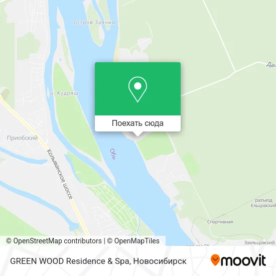 Карта GREEN WOOD Residence & Spa