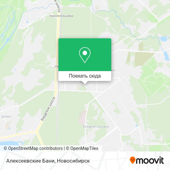 Карта Алексеевские Бани