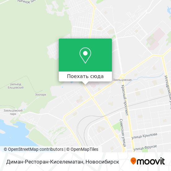 Карта Диман-Ресторан-Киселематан