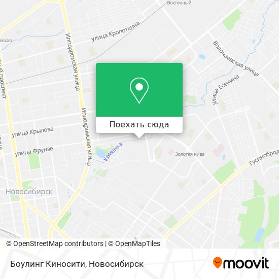Карта Боулинг Киносити
