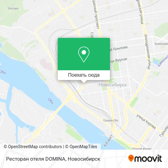 Карта Ресторан отеля DOMINA