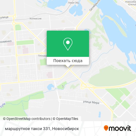 Карта маршрутное такси 331