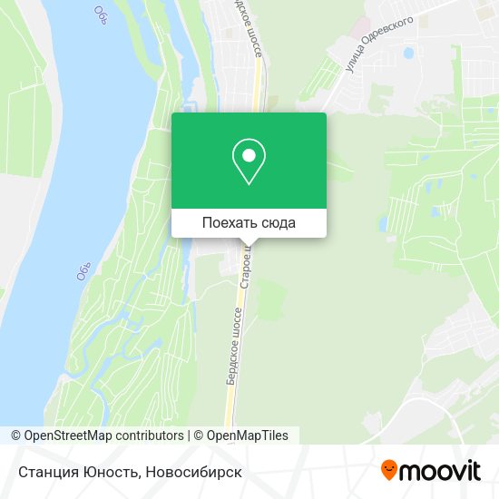 Карта Станция Юность